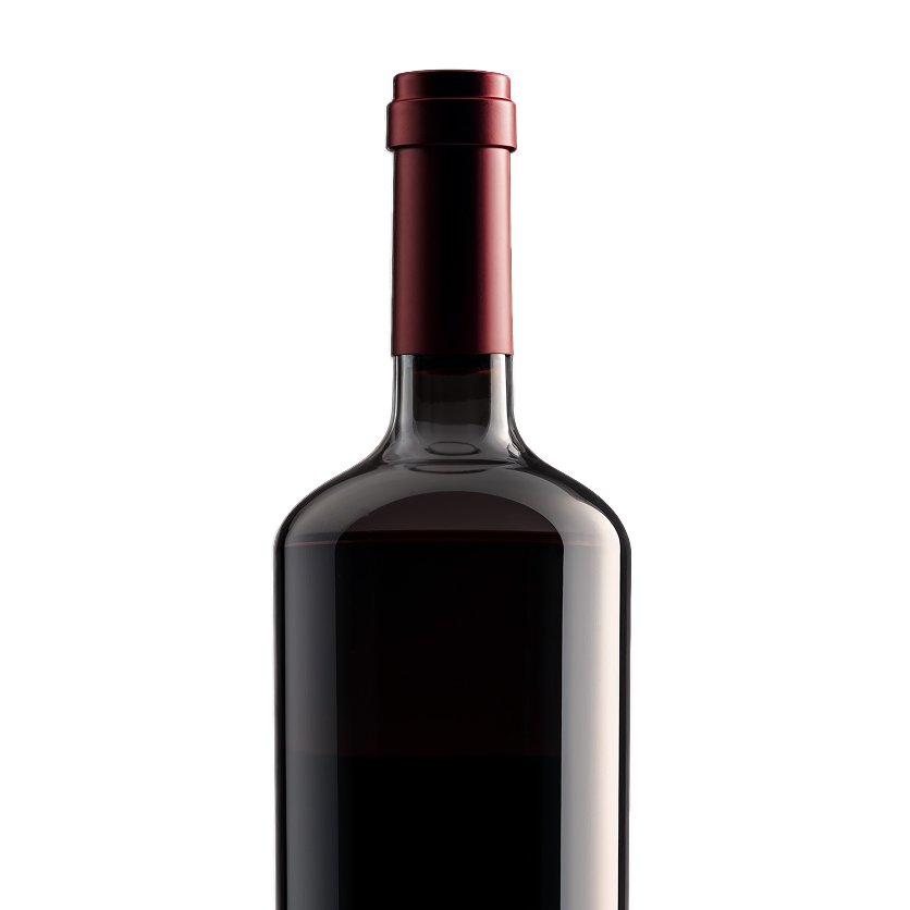 Bottiglia di vino rosso