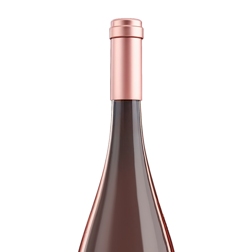 Bottiglia di vino rosé 